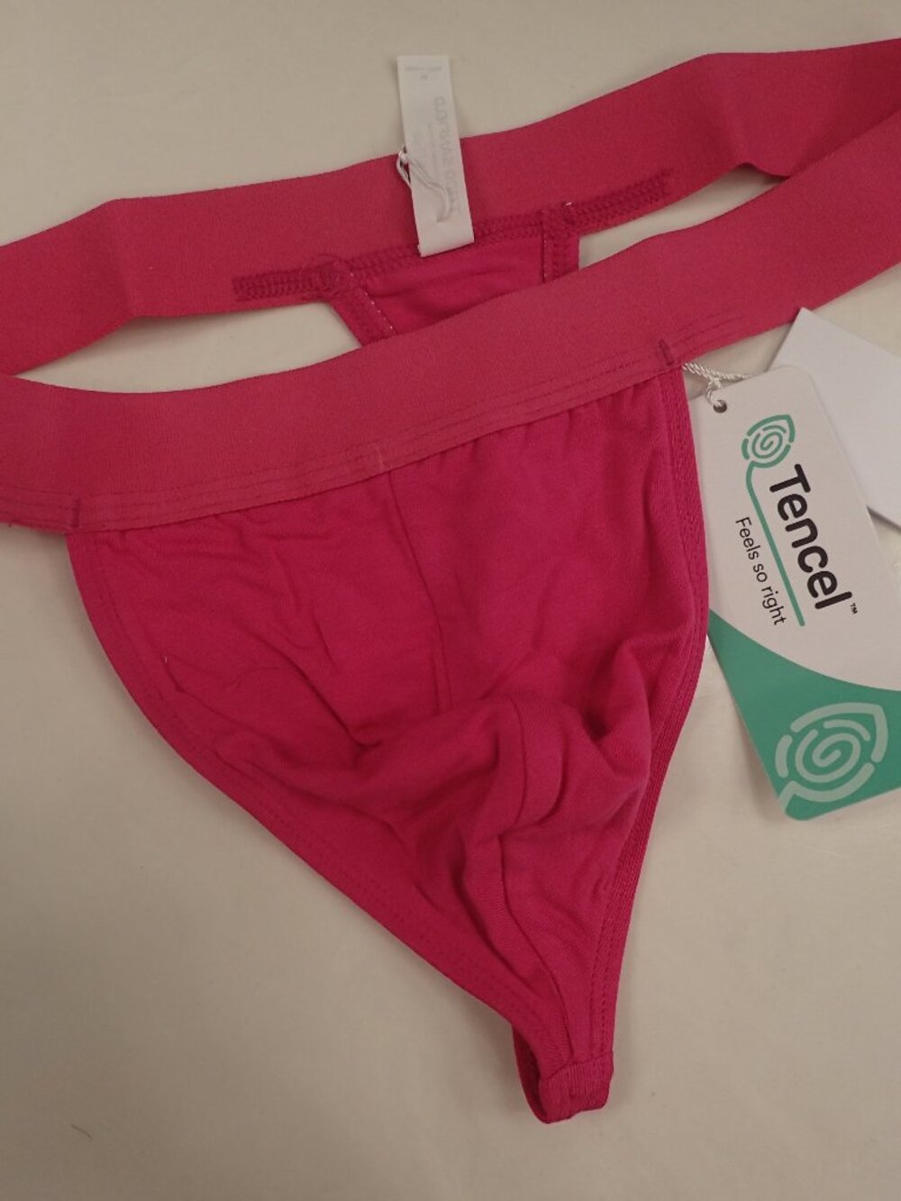 Todd Sanfield Essential Thong in Hibiscus, Size M, NWT